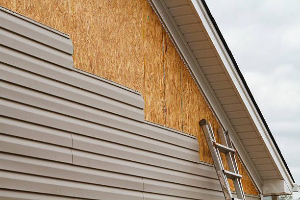 Professional Siding Repair technician working in Dublin, IN